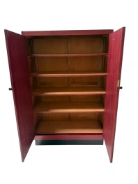 Art Deco Modernist Armoire by A.H. Jansen for L.O.V. Oosterbeek, 1920s 2